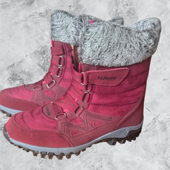 Women's FASHION winter boots, New without tags - Picture 1 of 4